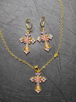 Pink cross 's
