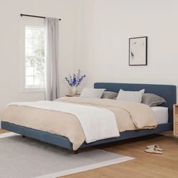 Tessu Caspian Blue King Bed SKU14640,  New In Box