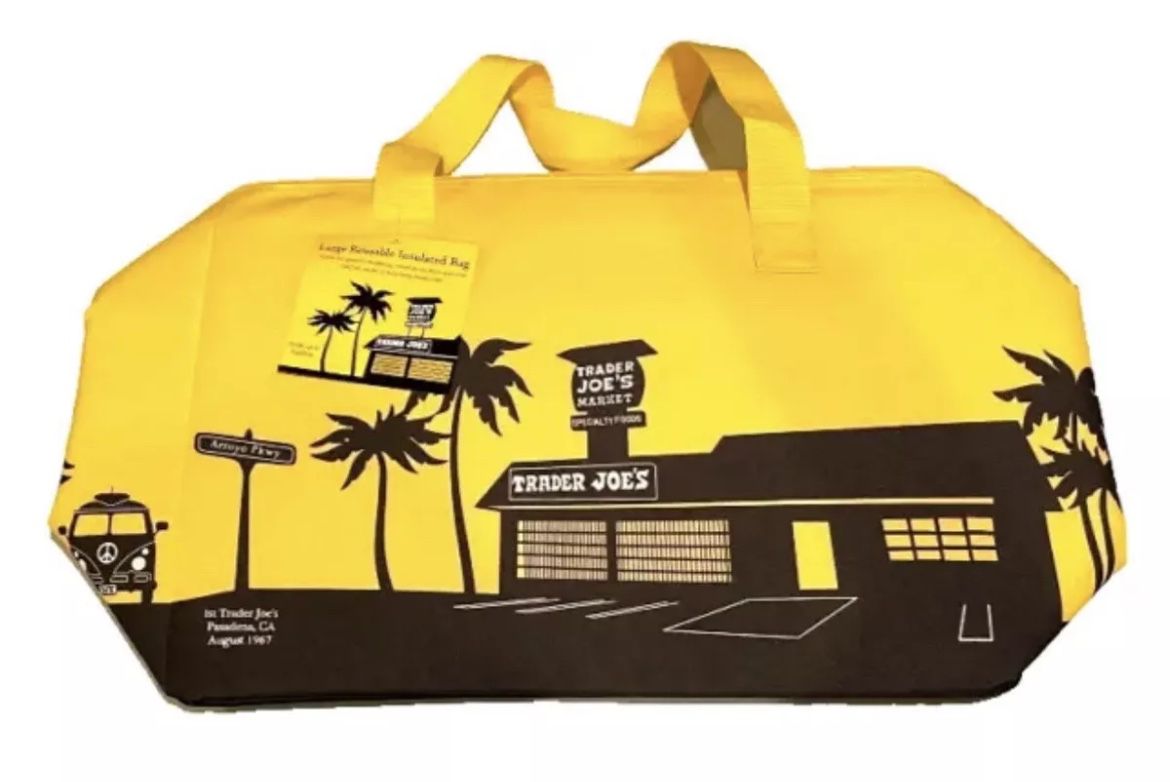 Trader Joes Yellow Insulated Bag
