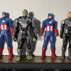 Marvel 6-inch  figures Ironman Hulk Captin America Thor Kids Figs Toys Collectible Boy Room