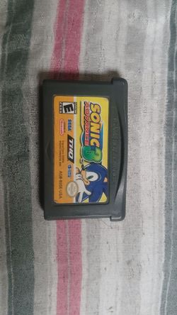 Sonic Advance 3 Game Boy Advance Cartridge
