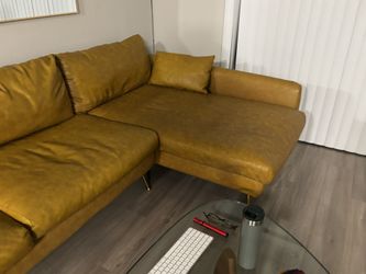 Leather Sectional 
