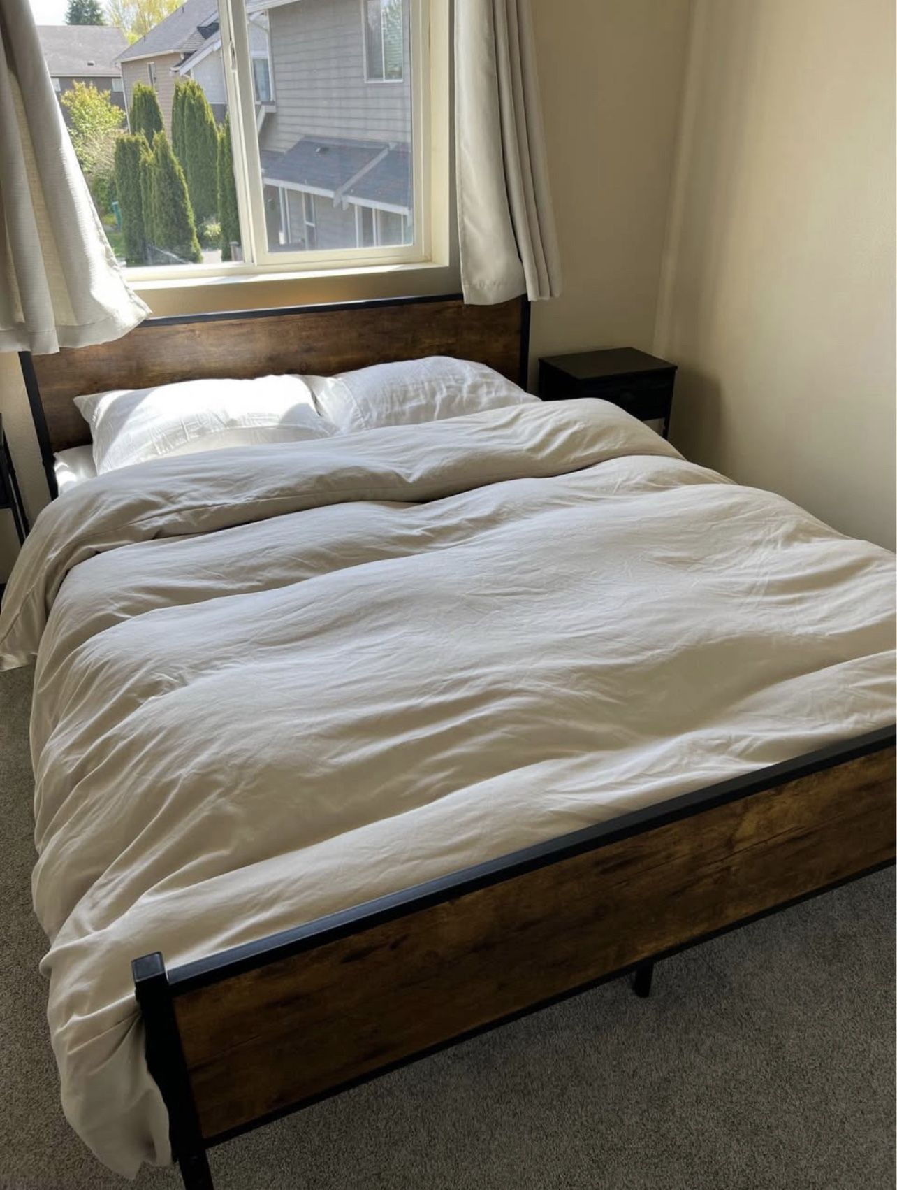 Queen Bed Frame- No Spring Box Needed