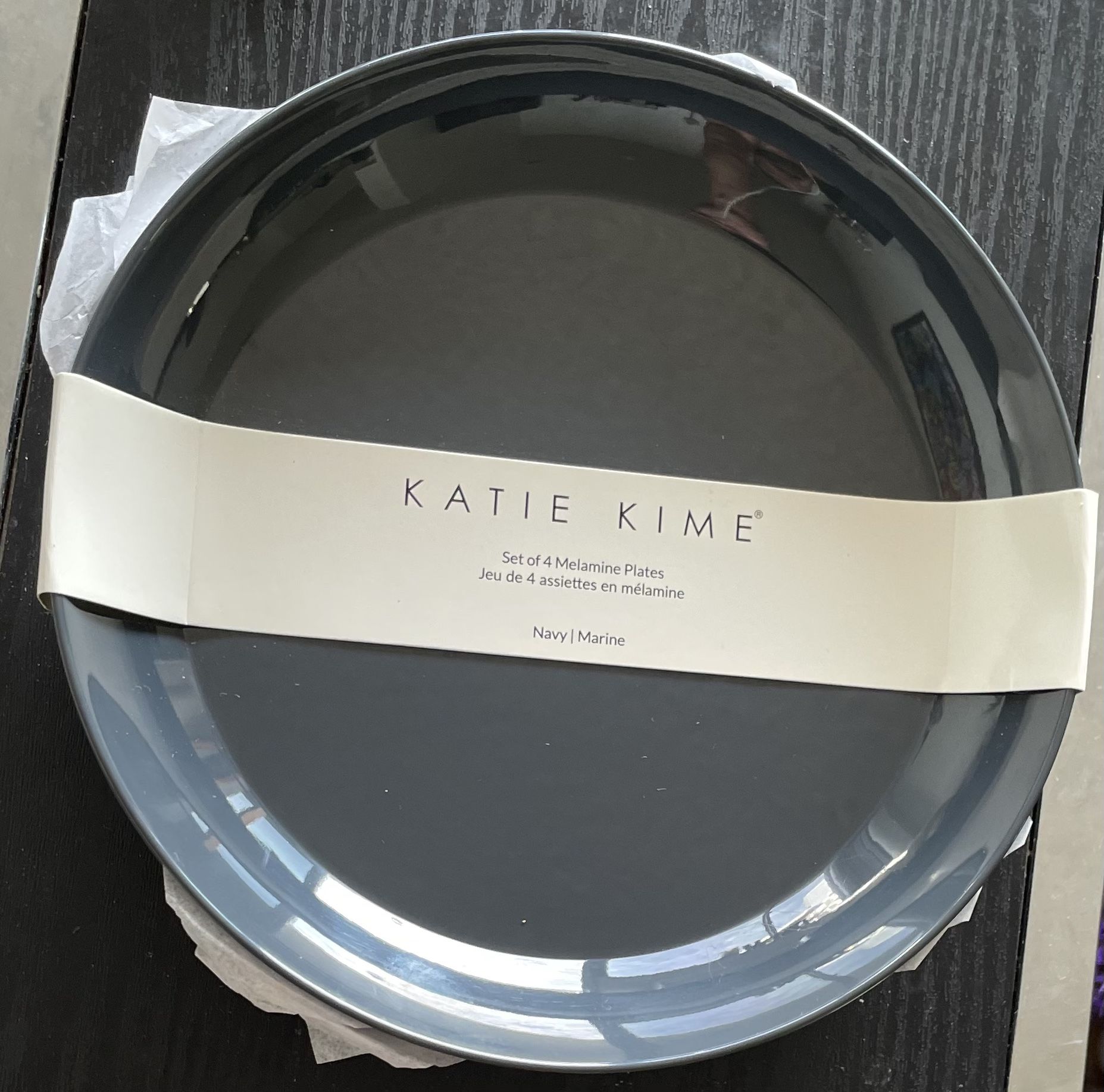 Katie Kime Melamine Plates set of 4