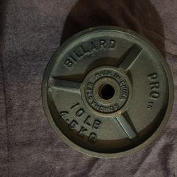 4 10 Pound Billiard Weight Plates