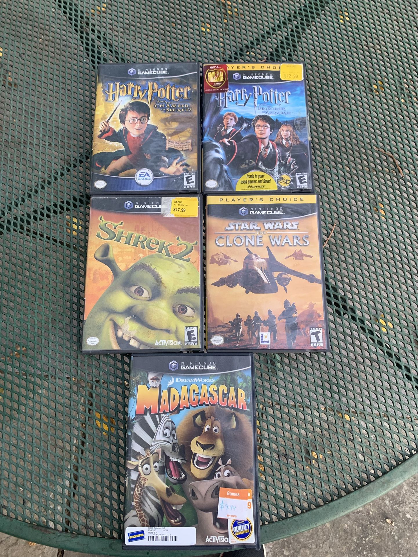 (4) Nintendo GameCube Games Tested