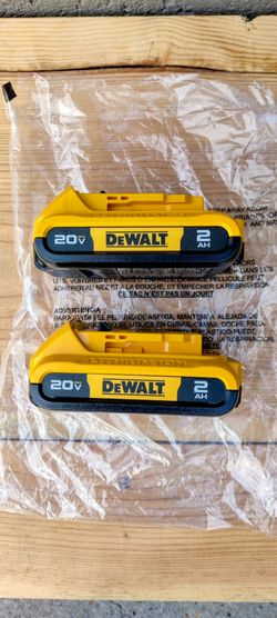 Dewalt 20v New Batteries 2ah ( 60$ For Both Firm )