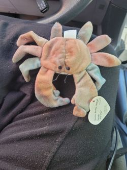 Claude The Crab Original teenie beanie baby - McDonald's Crab