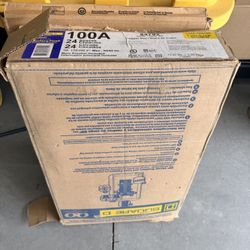 Squared D 100amp 24 Slot Panel