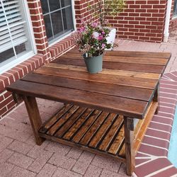 Custom Wood Coffee Table Indoor/Outdoor