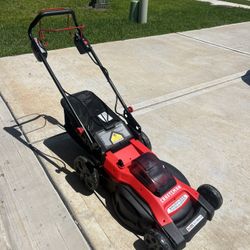 Craftsman Self- propelled lawn mower, weed eater and blower 