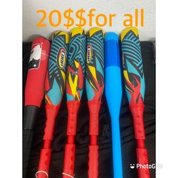 Plastic Baseball Bats 