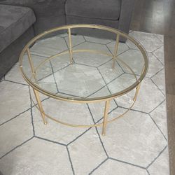 Glass Coffee Table For Sale