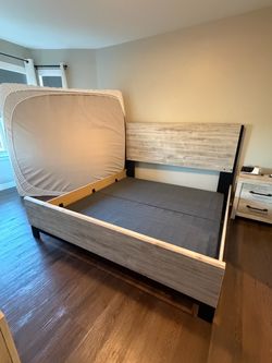 King bed Frame with Headboard and Footboard