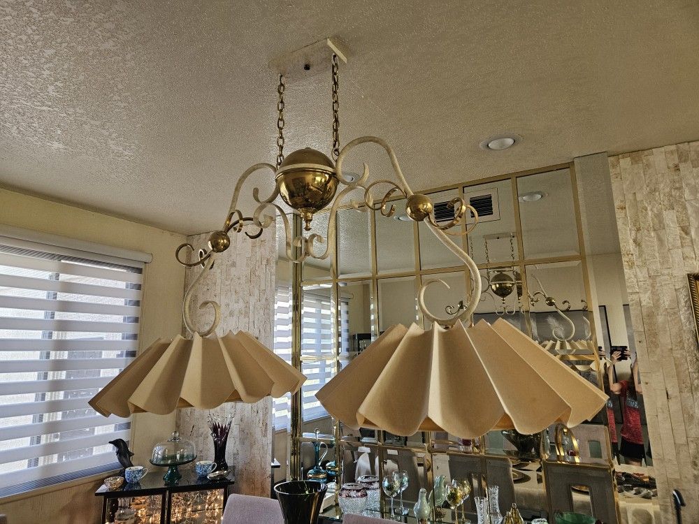 If You're Seeing This -It's Available. Vintage Light Fixture $50.