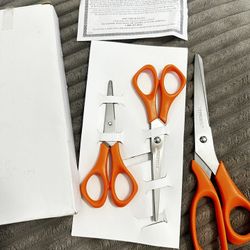 Singer 3pc Multi Purpose Fabric & Craft Scissor Set NEW 