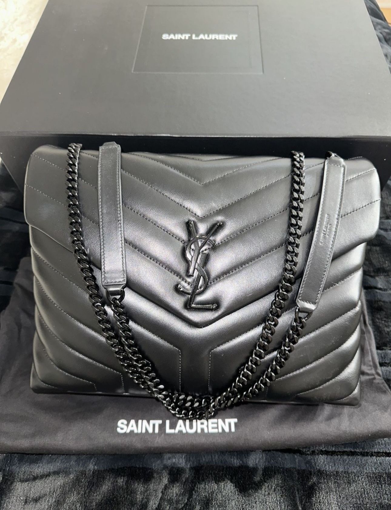 YSL Saint Laurent Loulou Medium Quilted Leather Bag