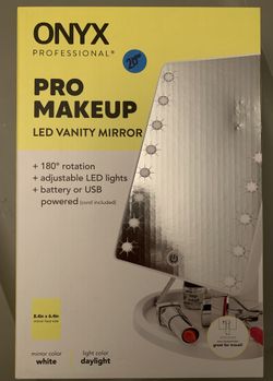 Onyx Professional Pro Makeup LED Vanity Mirror