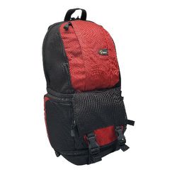 LOWEPRO 'Fastpack 100' Camera Backpack Bag Red/Black Photographer Plus Lens