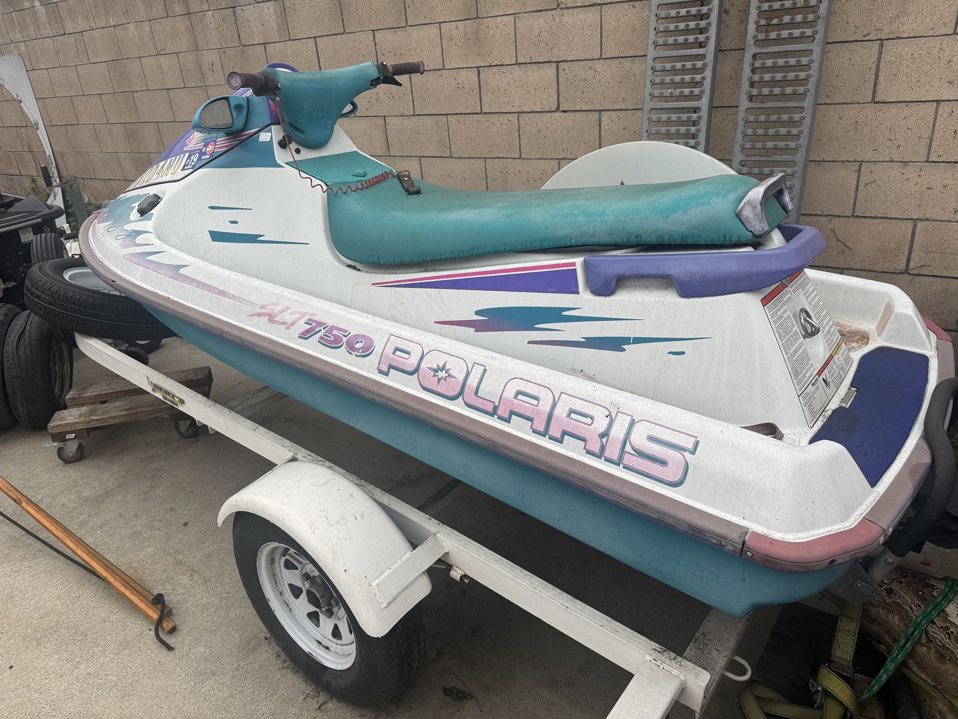 95 Polaris Jet Ski And Zieman Trailer
