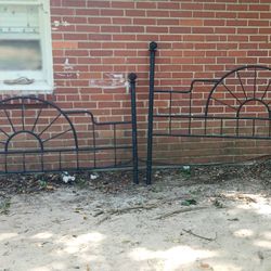 Queen Sized Metal Bed For Sale 