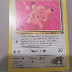 Pokemon Card 1995 96 98