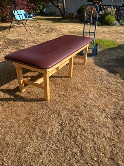 Stationary Wooden Massage Table