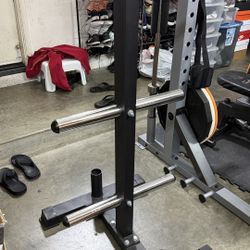 Olympic Weight Plates and Bars Holder