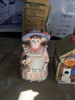Little Girl vintage cookie jar