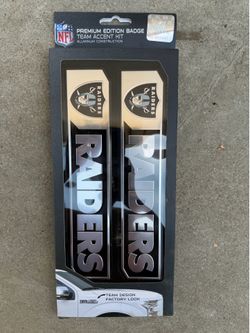 NFL Raiders Premium Edition Badge Team Accent Kit
