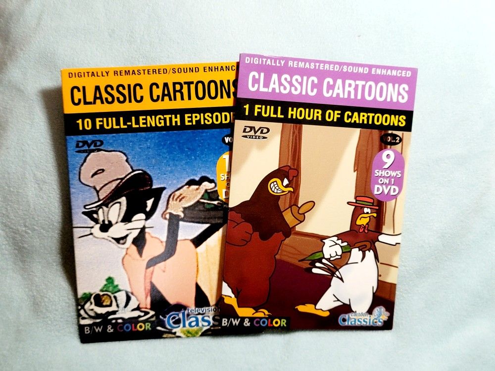 Classic Cartoons Vol. 1 & Vol. 2 DVD