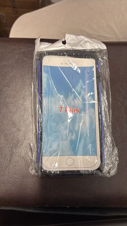 New iPhone 7 Plus Phone Case Black and Bluee