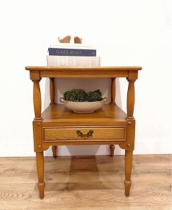Link Taylor VINTAGE Solid wood table night stand bedroom living