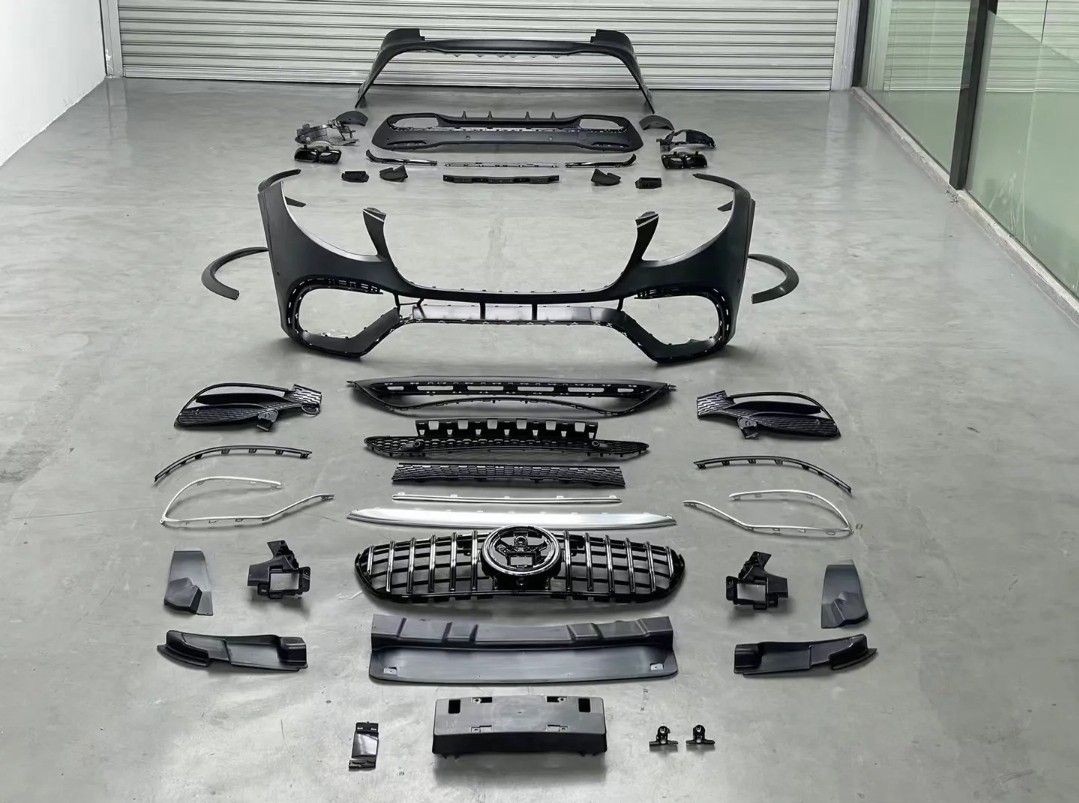 Mercedes Benz GLE W166 Facelift to GLE 63 AMG Front Bumper Rear complete body kit 2015-2019