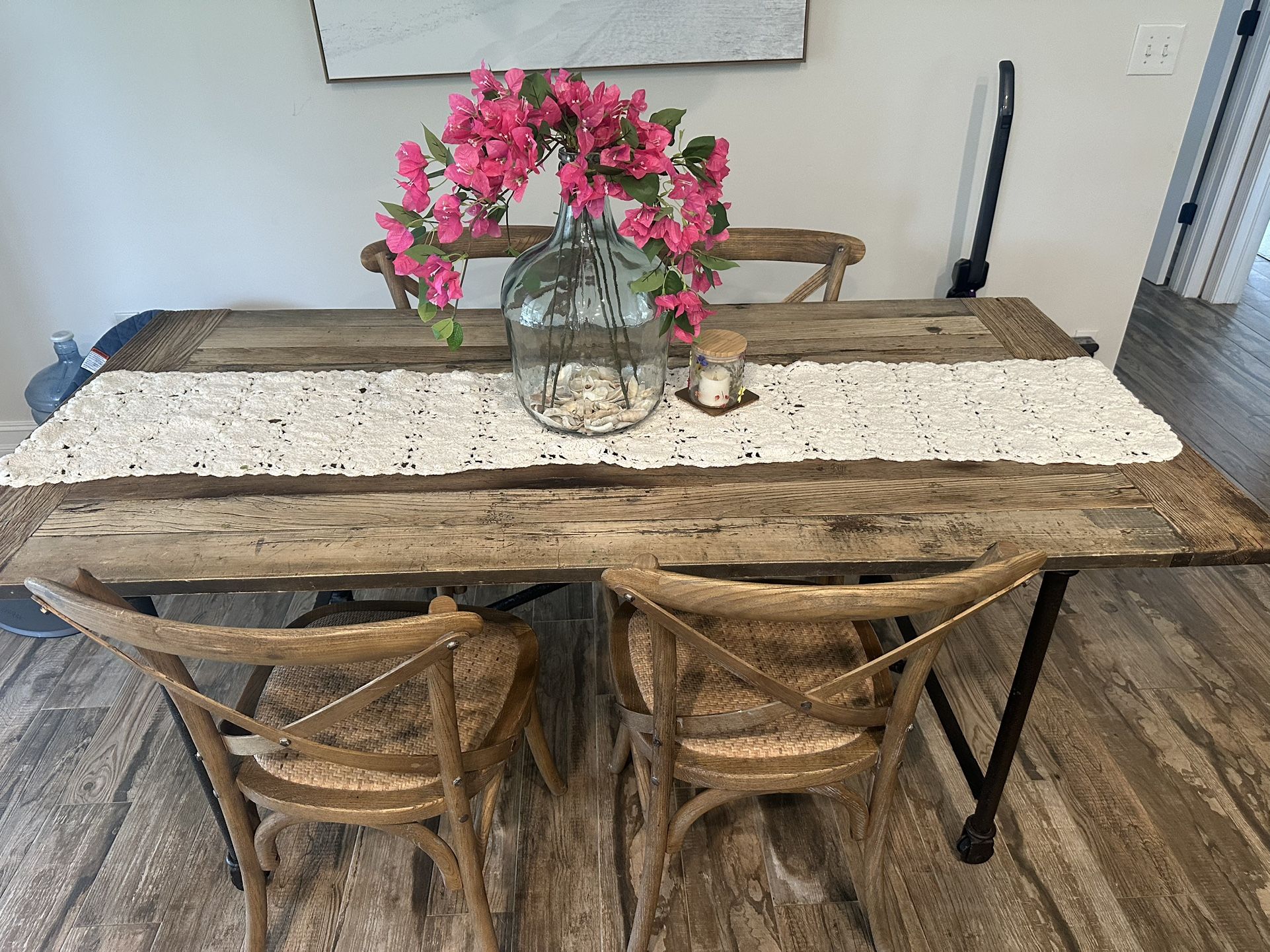 Restoration Hardware Table And 4 Chairs