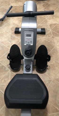 Row machine exercise