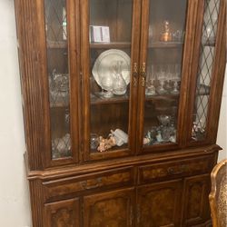 Antique Wooden Hutch Need Gone Asap 