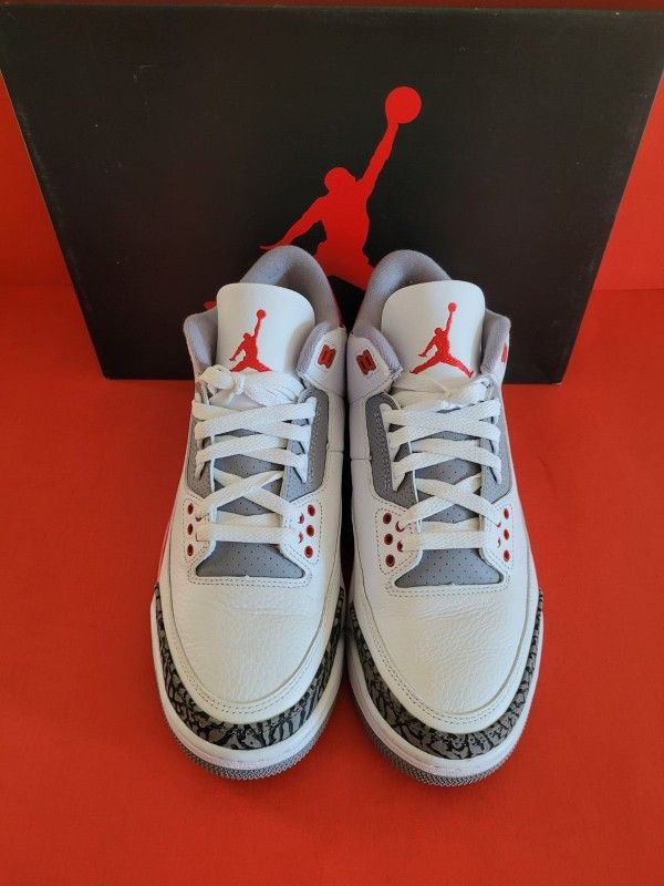 Jordan 3 Fire Red Size 8.5
