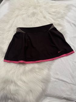 Nike Dri-Fit Brown and Pink Athletic Tennis Skort S