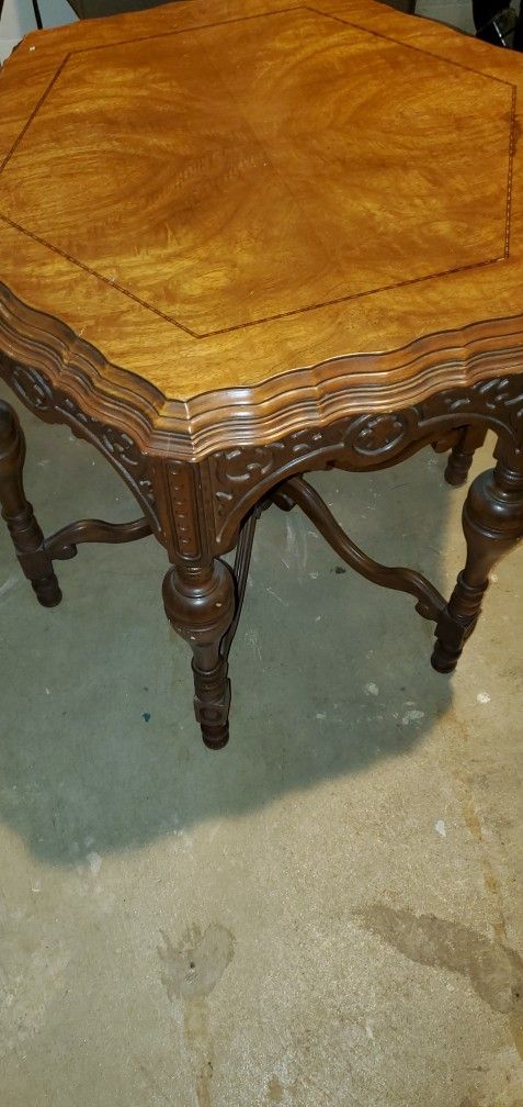 Antique Hexagonal Table