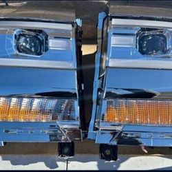 16-18 Chevy Silverado 1500 LED Headlights Faros Calaveras Micas Luces 