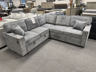 Gray Sofa Sectional Sleeper