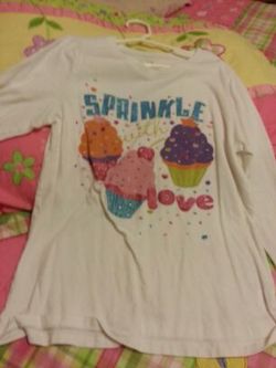 Girls childrens place size large long sleeve shirt