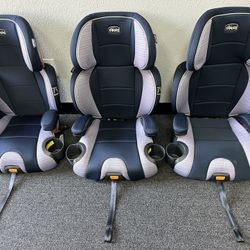 Chicco KidFit 2-in-1 Belt-Positioning Booster Car Seat, Celeste