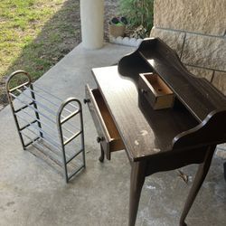 Desk And ShoeRack