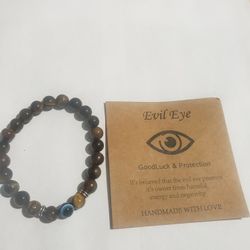 Hand Made Evil Eye Protection Bracelet 