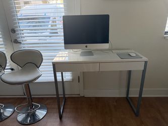 White desk
