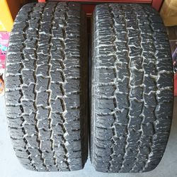 (2) Size LT-285/65/18 Cooper Discoverer RTX tires 