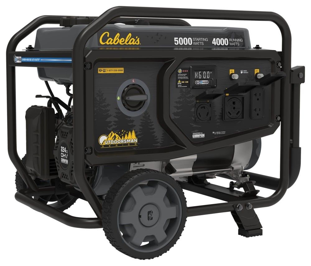 Outdoorsman Series 5000W/4000W RV-Ready Portable Generator with CO Shield