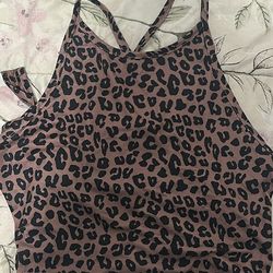 Cheetah Print Cropped top